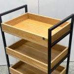 ترولی تینا با طرح چوب استاتیک